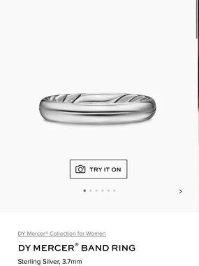 D&Y Sterling Silver Twisted Band Ring - Silver
